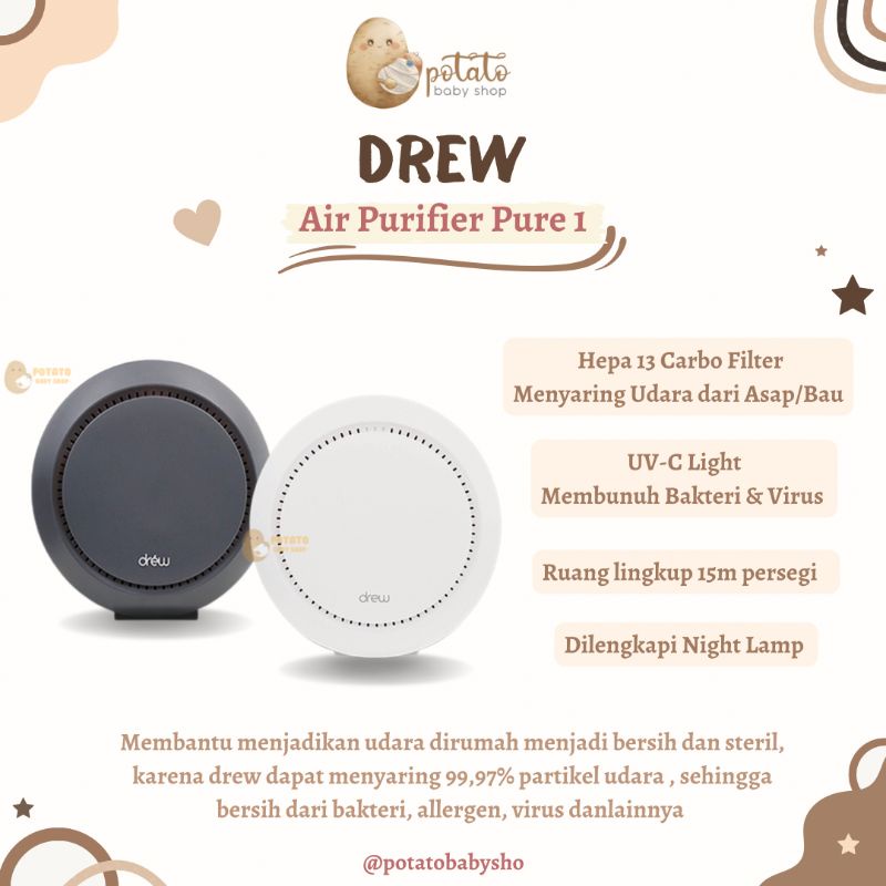 Drew pure online 1 air purifier