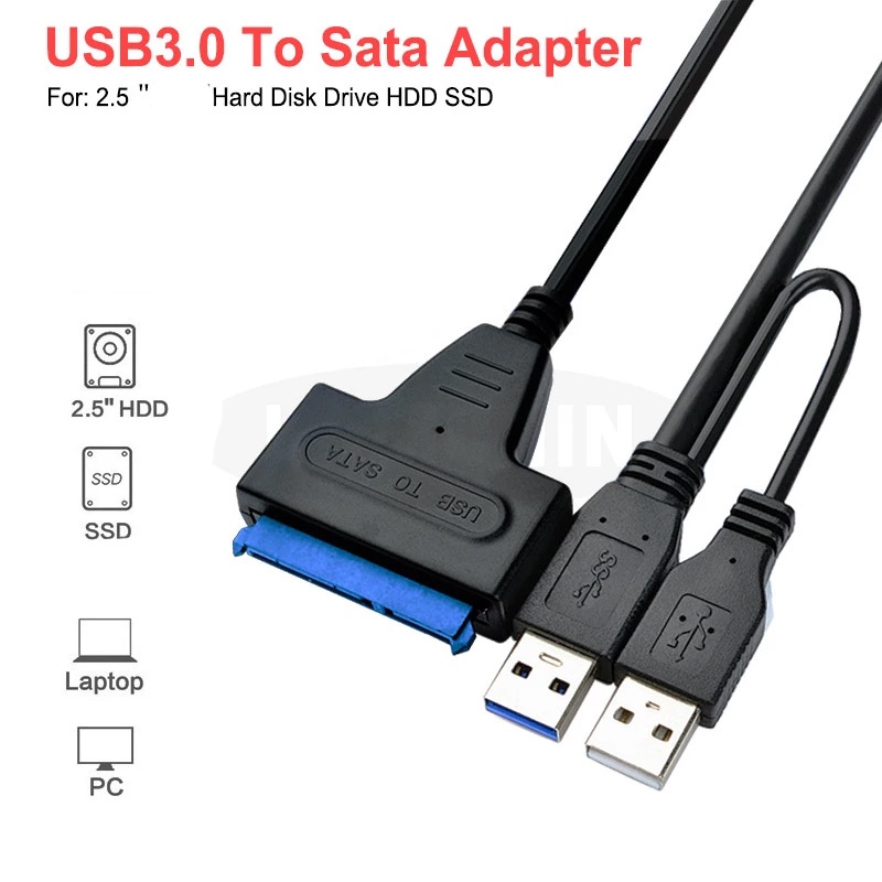 Jual Kabel SATA to USB 3.0 HDD SSD 2.5 Inch Adapter HDD SSD Internal To ...