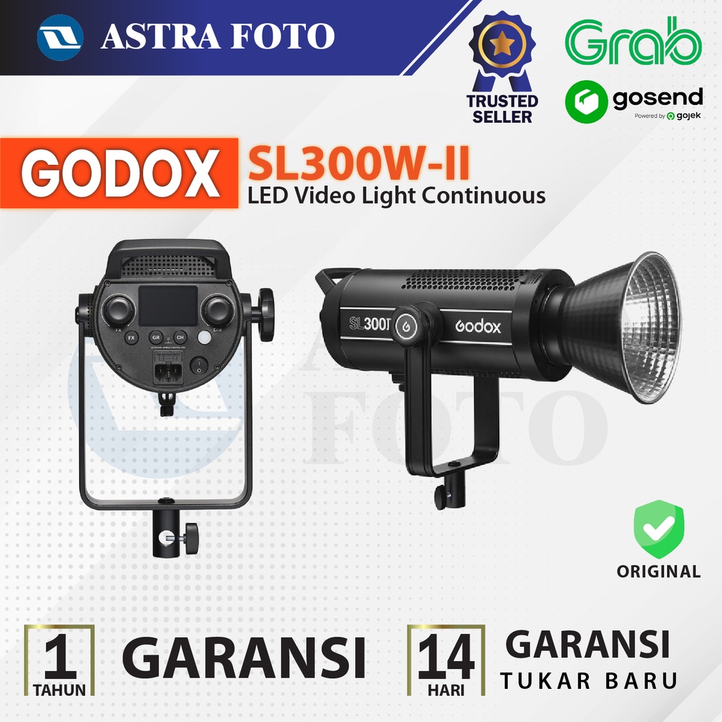 Jual Godox SL300W II LED Video Light Continuous SL300II SL300II SL