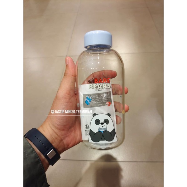 Jual Miniso Botol Minum Kaca We Bare Bears Ml Shopee Indonesia