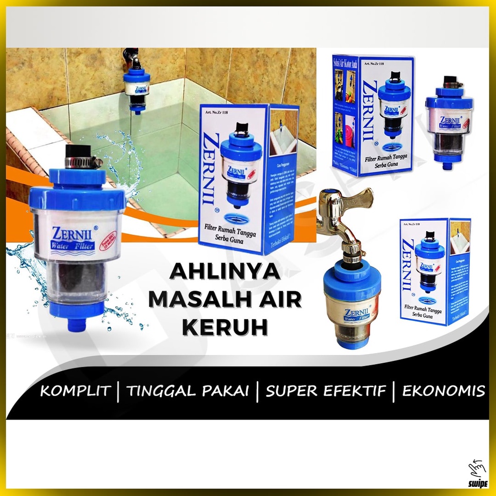 Jual Filter Air Zernii Penyaringan Saringan Keran Air Kotor Penyaring