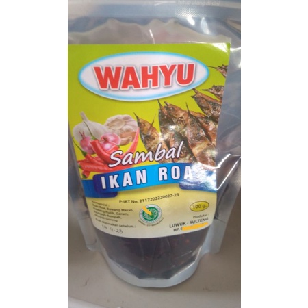 Jual SAMBAL IKAN ROWA WAHYU KHAS LUWUK BANGGAI | Shopee Indonesia