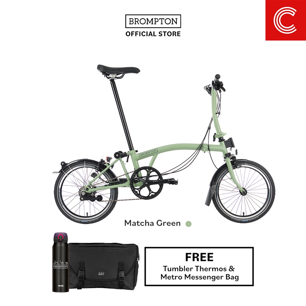 Jual Brompton C Line Explore Mid Handlebar - Matcha Green | Shopee ...