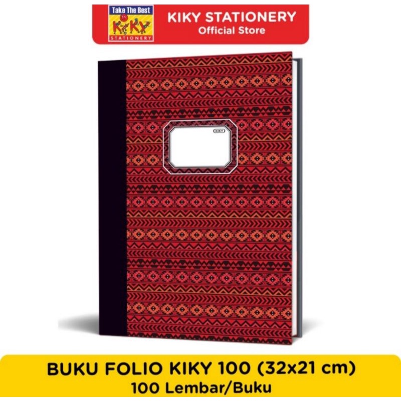 Jual Buku Tulis Hard Cover Kiky Buku Folio 100 Lembar | Shopee Indonesia