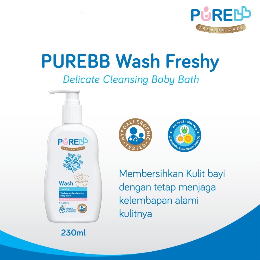 Jual Pure BB Wash 230ml - Sabun Mandi Bayi | Shopee Indonesia