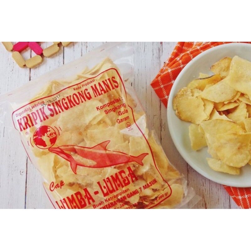 Jual Keripik Singkong Lumba Lumba Manis 500gr Shopee Indonesia