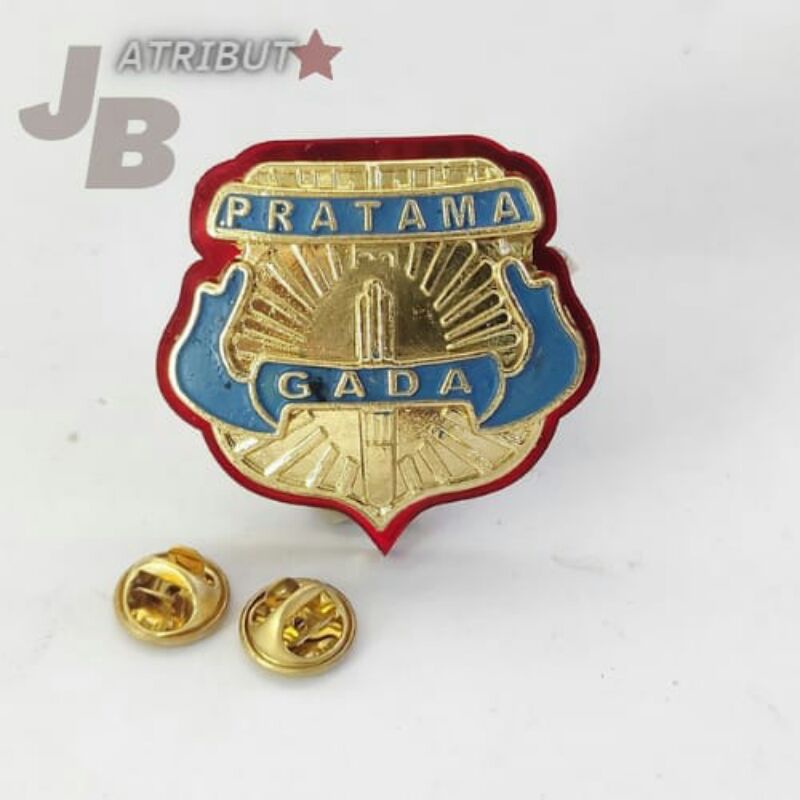 Jual pin gada pratama satpam akrilik dasar kilap | Shopee Indonesia