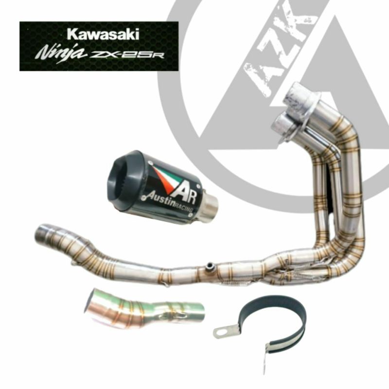 Jual knalpot ZX25R zx 25 AR Austin racing GP1R stainless Header