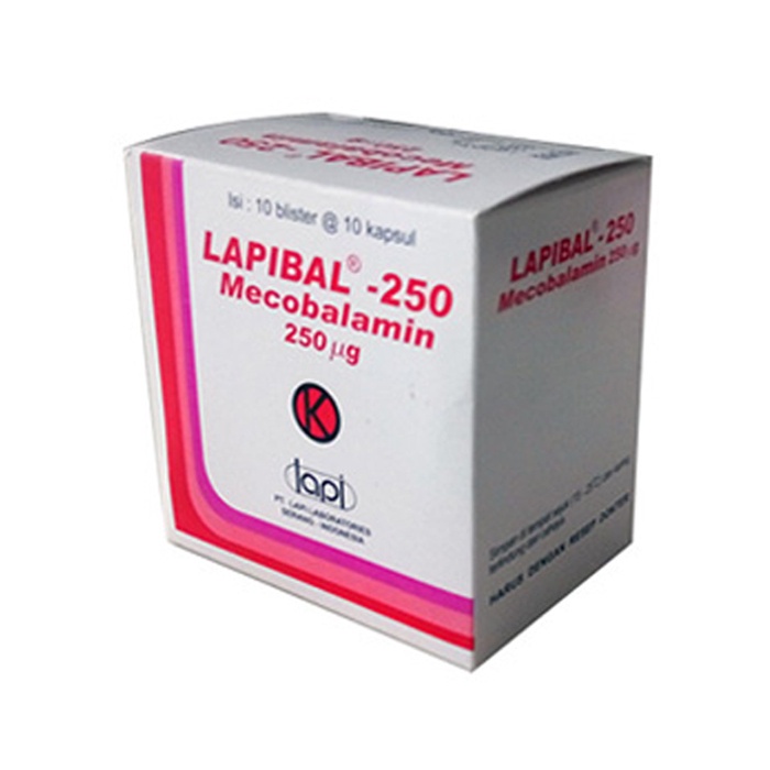 Jual LAPIBAL 250MCG 1 STRIP ISI 10 CAPSUL / MECOBALAMIN / ANEMIA ...