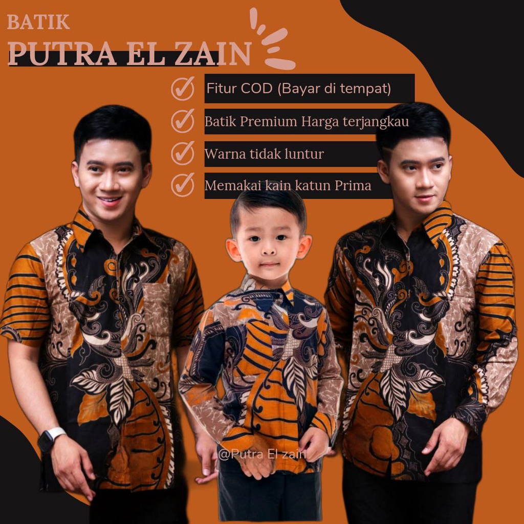 Jual TERBARU Couple sweet || couple batik ayah dan anak cowok BATIK ...
