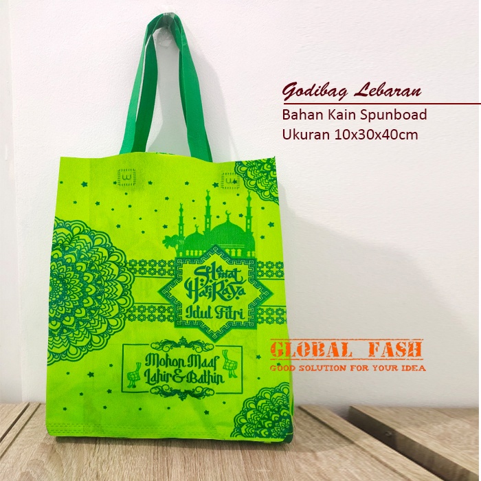 Jual Goodie Bag Idul Fitri Kuning Goodie Bag Lebaran Tas Souvenir Kantong Snack Lebaran 9113