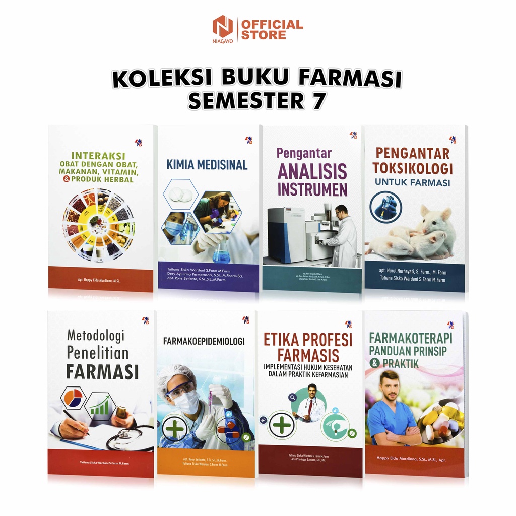 Jual Buku Farmasi Semester 7 : Kimia Medisinal / Pengantar Analisis ...