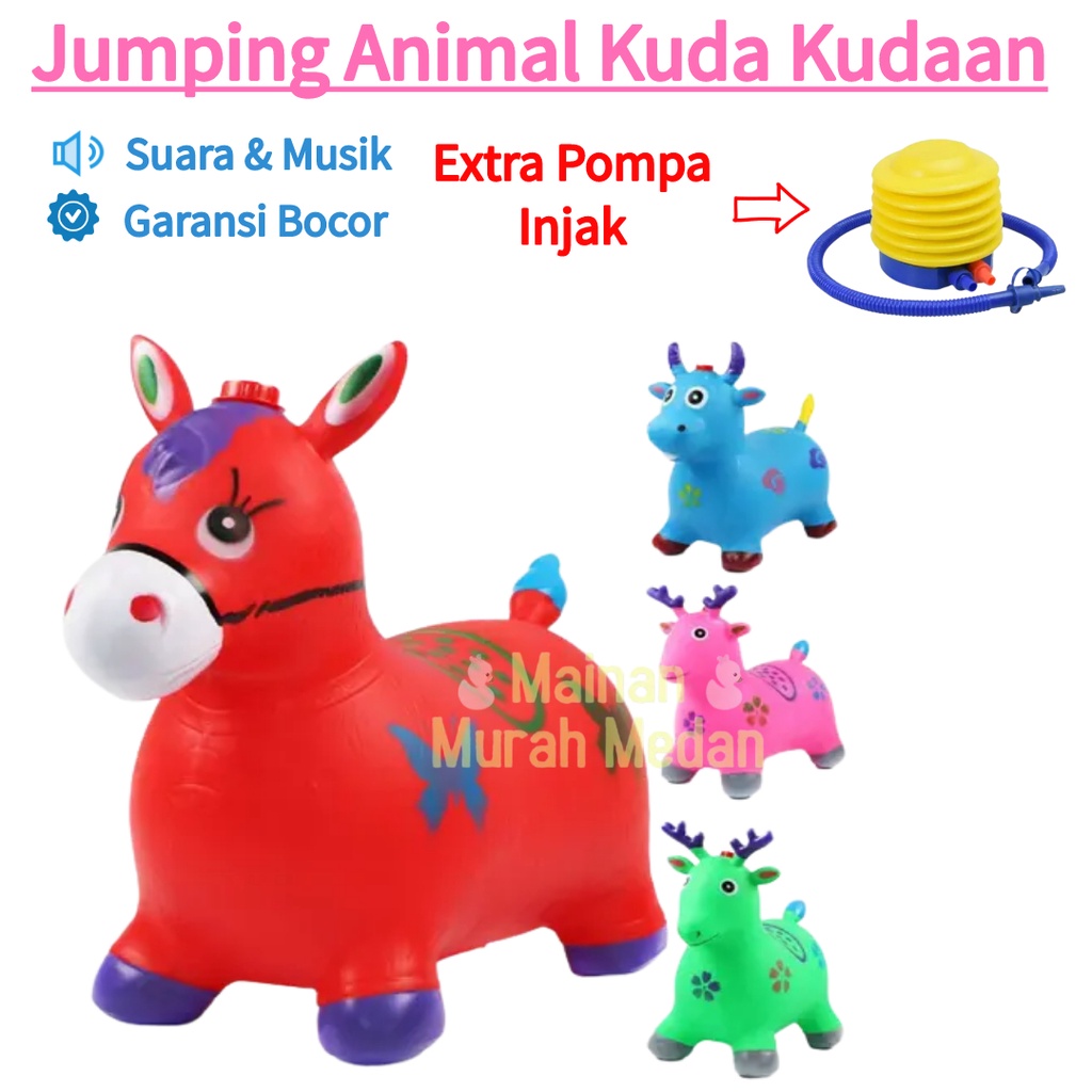 Jual Mainan Murah Medan - Jumping Animal Music - Mainan Tunggang/Kuda ...