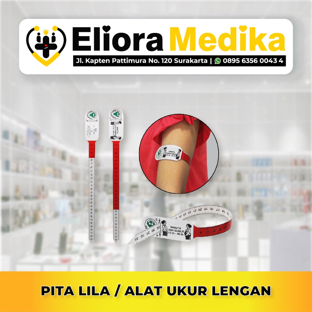 Jual Pita Lila Alat Ukur Lingkar Lengan Atas Ibu Hamil Onemed Shopee