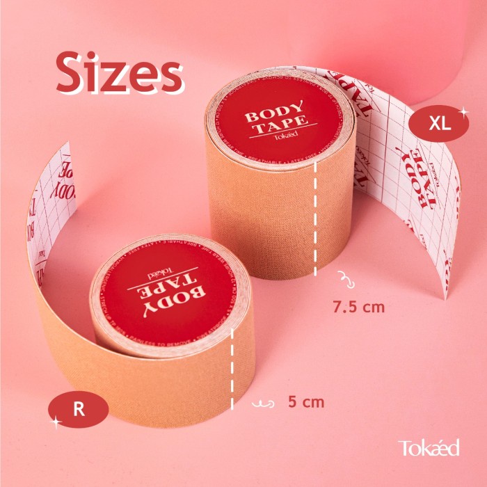 Jual Body Tape By Tokaed Sos Bra Kit Solatip Bh Booby Boob Tape Bra
