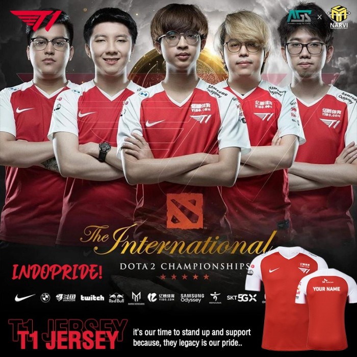 Jual Jersey Gaming Team T1 ESPORTS - M | Shopee Indonesia