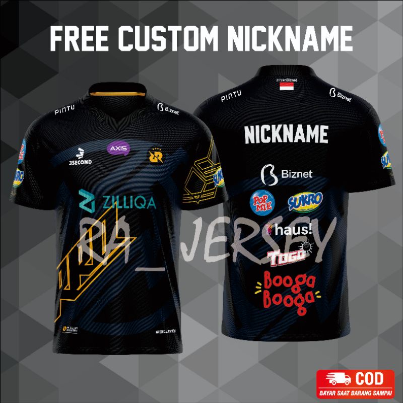 Jual JERSEY RRQ M4 JAKARTA 2022-2023 TERBARU FREE NICKNAME | Shopee ...