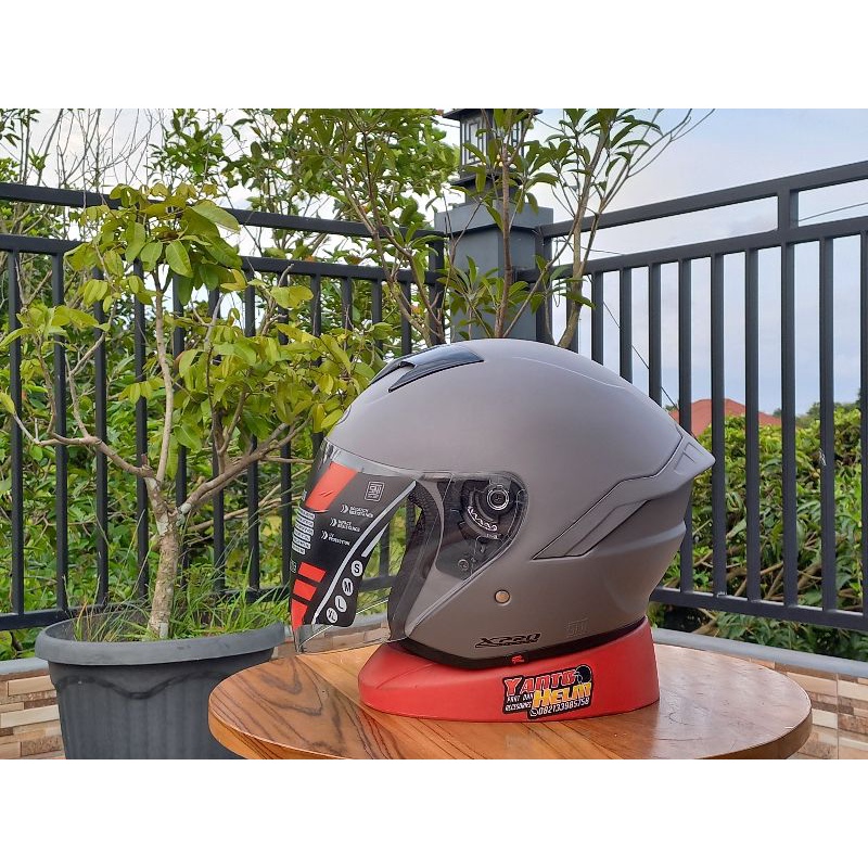 Jual HELM HALF FACE R-SIX X PRO WARNA SOLID ORIGINAL | Shopee Indonesia