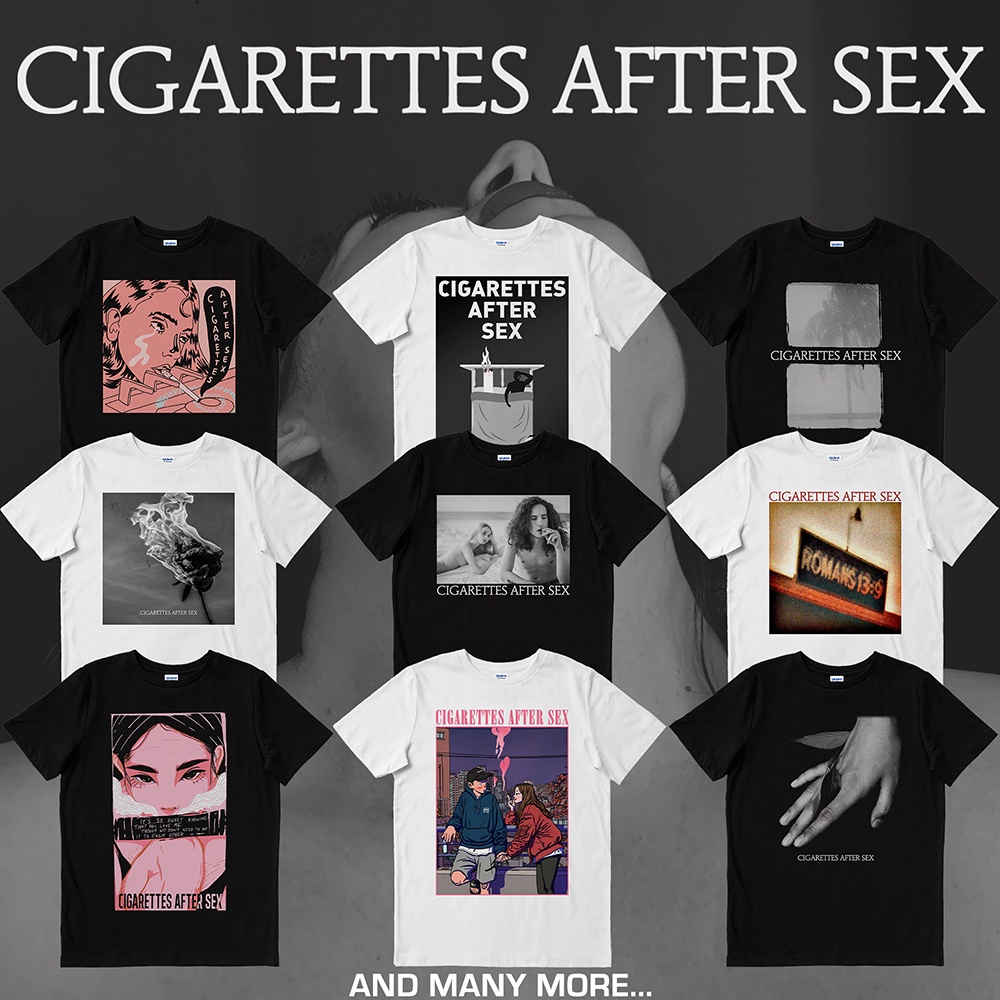 Jual CIGARETTES AFTER SEX TSHIRT BAND INDIE MERCHANDISE Shopee Indonesia