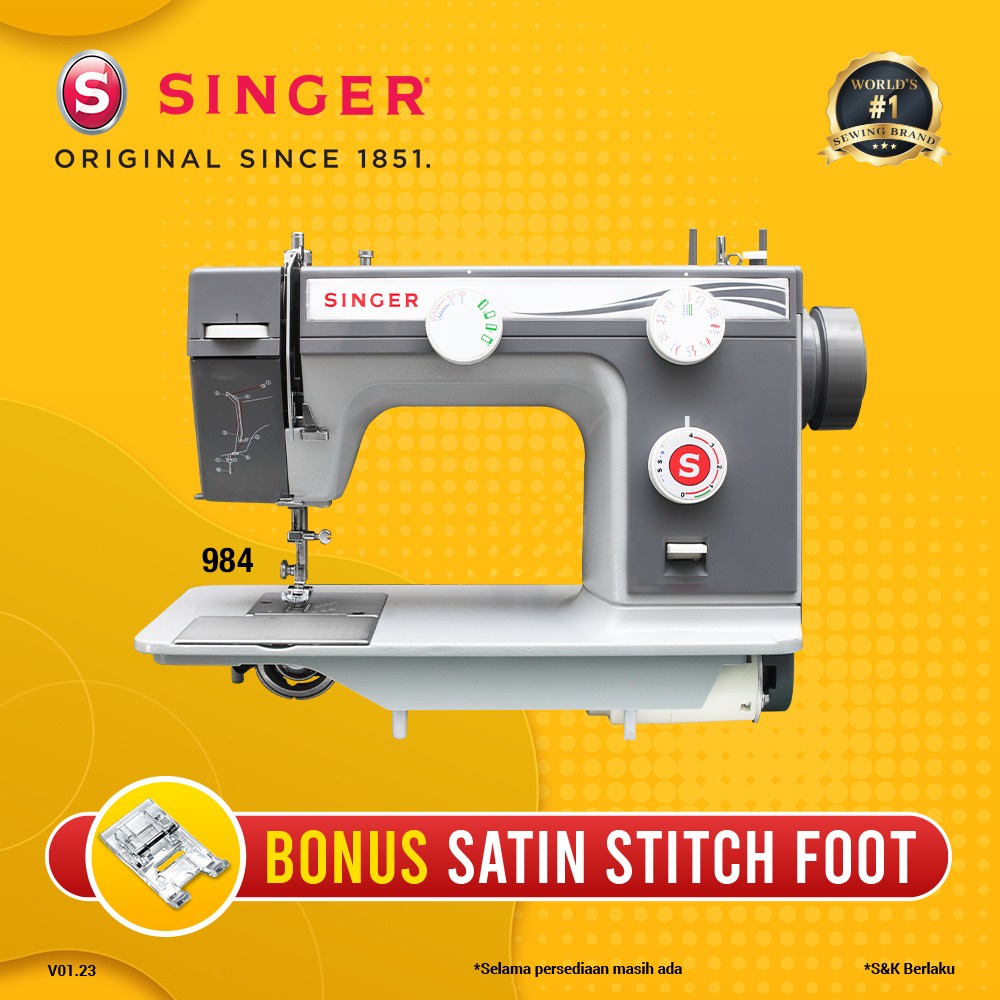 Jual Mesin jahit singer 984 flat bed serbaguna Shopee Indonesia