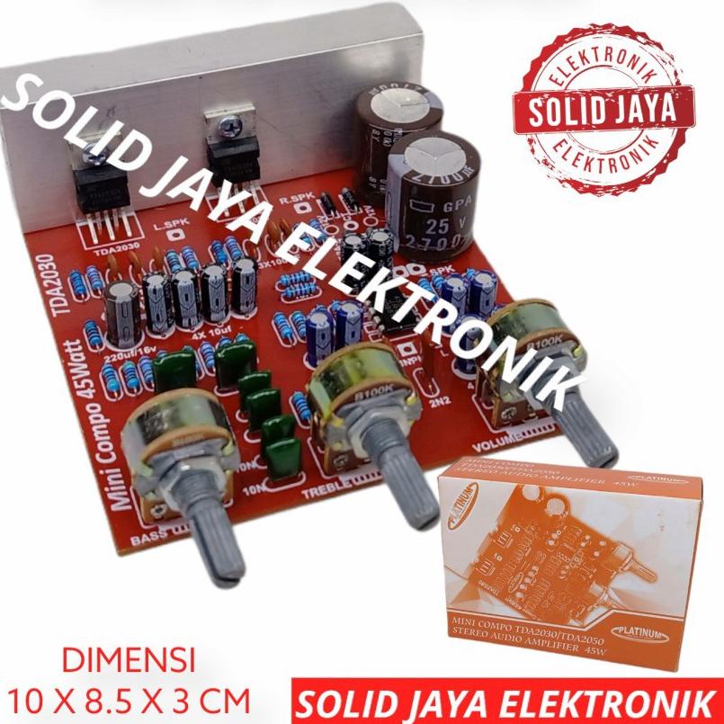 Jual KIT POWER SPEAKER AKTIF 45W TDA2030 COMPO MINI AMPLIFIER AMPLI TDA