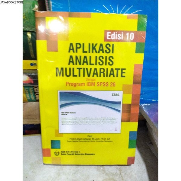 Jual Aplikasi Analisis Multivariate Edisi 10 Dengan Program IBM SPSS 26 ...