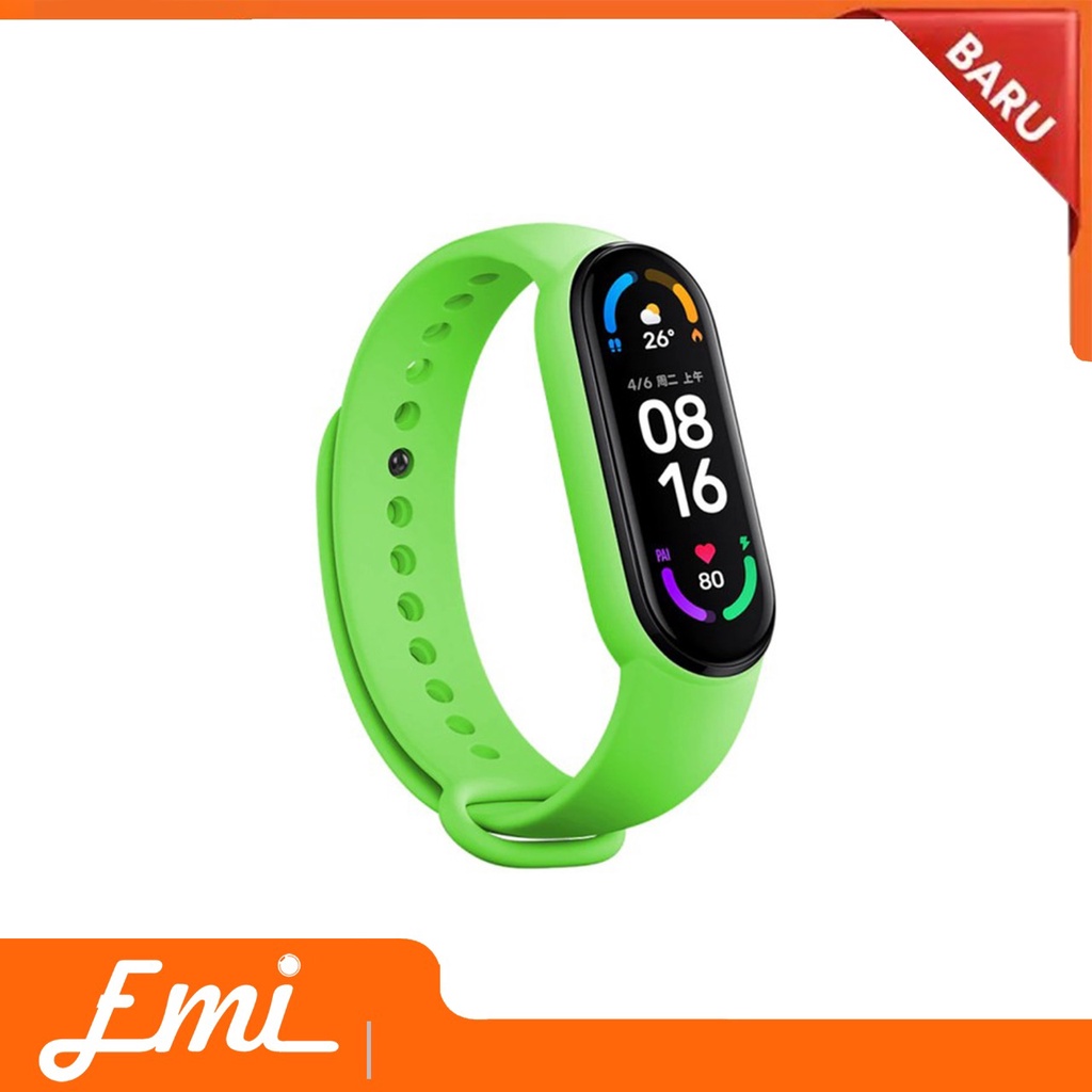 Jual Strap Xiaomi Mi band 5/6/7 Polos untuk miband Shopee Indonesia