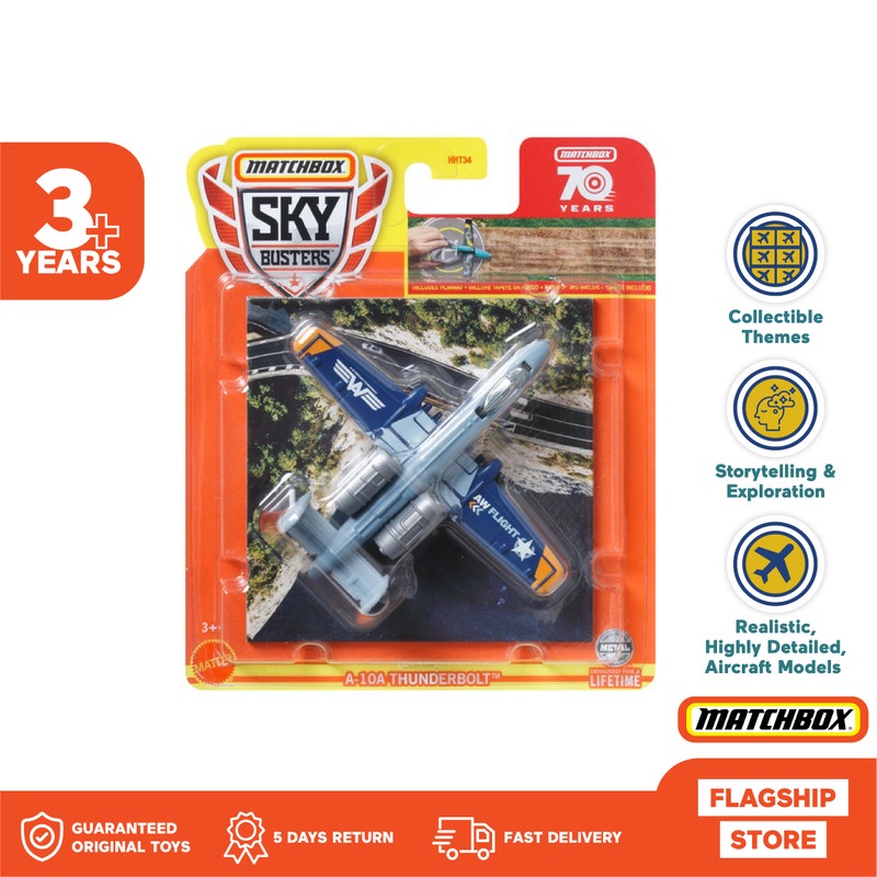 Jual Matchbox Sky Busters A-10A Thunderbolt - Mainan Mobil Balap ...