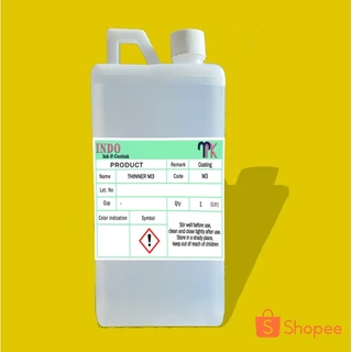 Thinner M3 - Pengencer Tinta Sablon/Printing Plastik - 1L