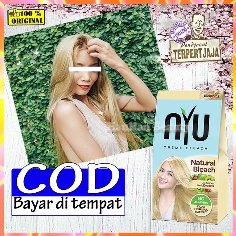 Jual NYU Creme Hair Colour 30ml Natural Bleach NO AMMONIA (tidak ...