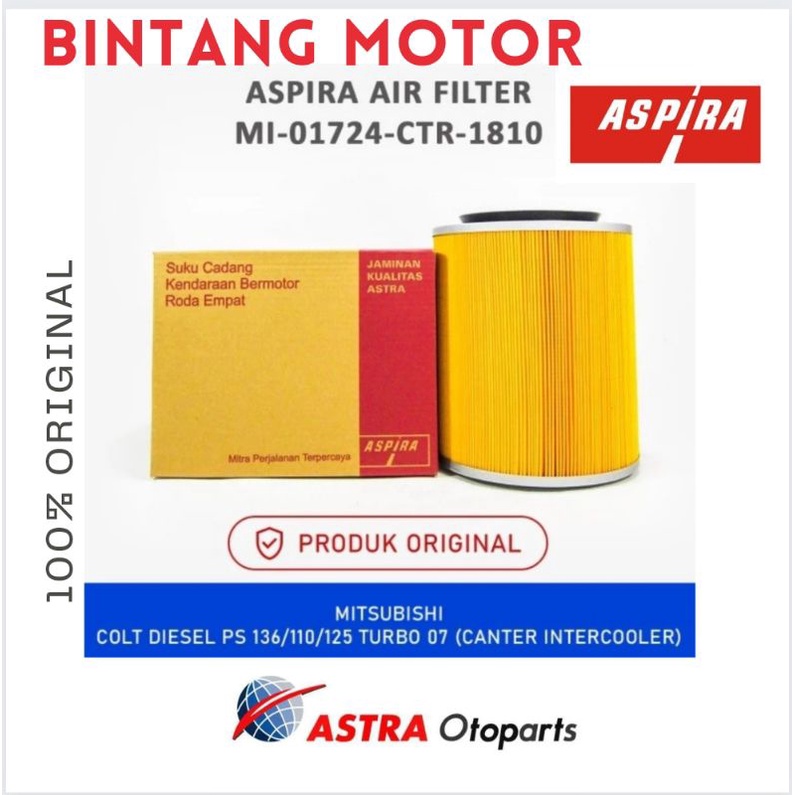 Jual Filter Udara Colt Diesel PS136 / PS110 / PS125 Canter ORI Aspira ...