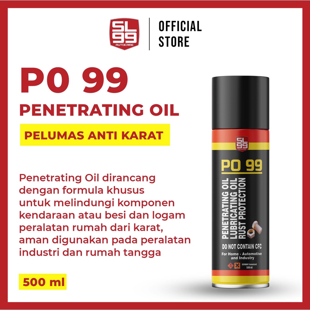 Jual SL99 Penetrating Oil Spray & Lubricant Pelumas Anti Karat Besi ...