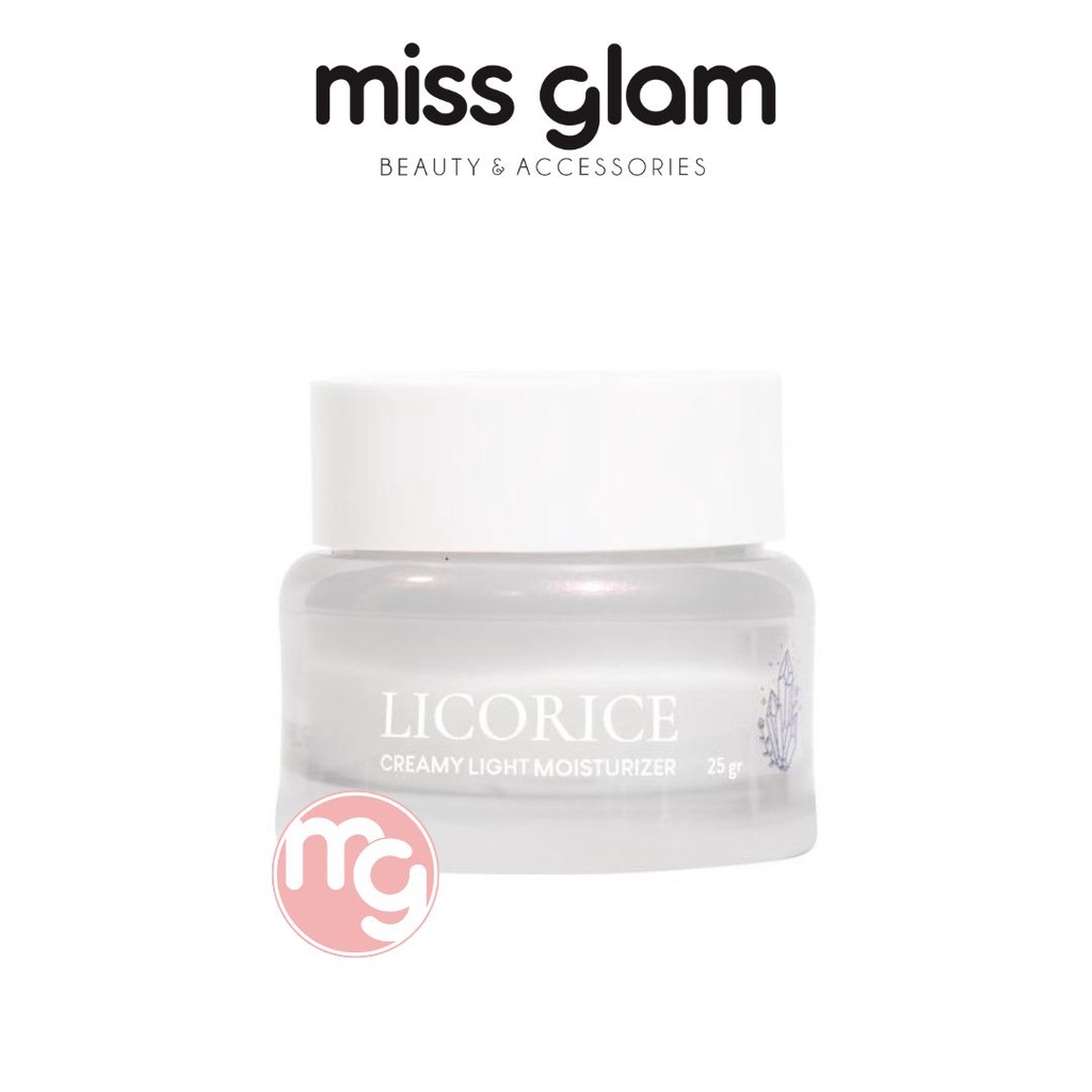 Jual MISS GLAMNpure Licorice Creamy Light Moisturizer Shopee Indonesia