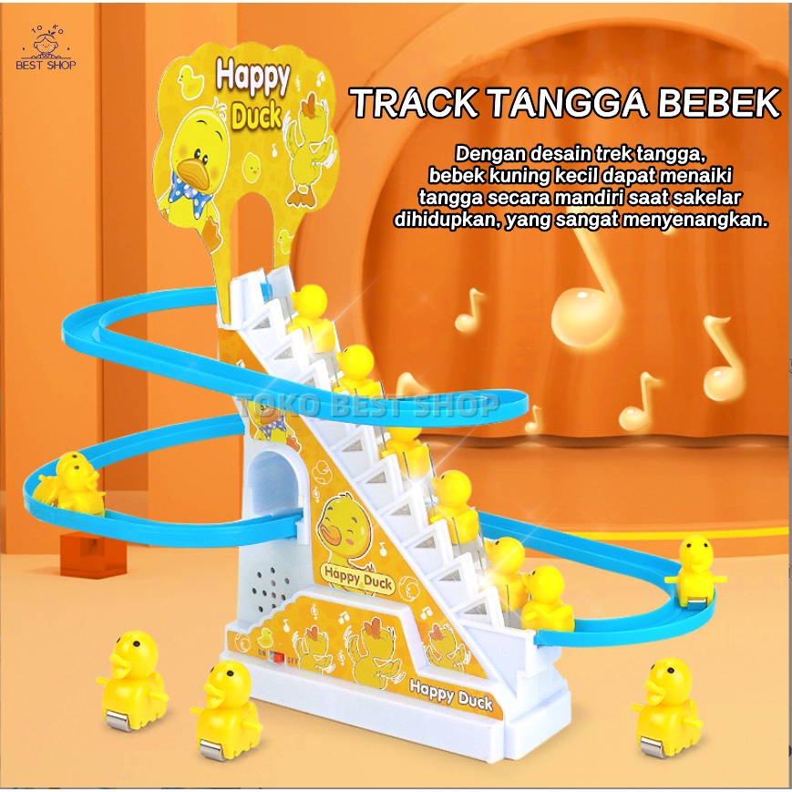 Jual [TULALA SHOP]MAINAN BEBEK MAINAN BAYI/SELUNCURAN BEBEK TANGGA ...