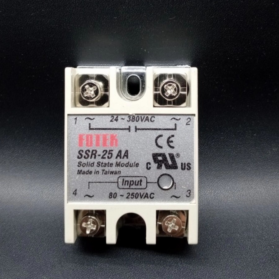 Jual Solid State Relay Fotek SSR-25 AA / SSR 25 AA 25 Amper | Shopee ...