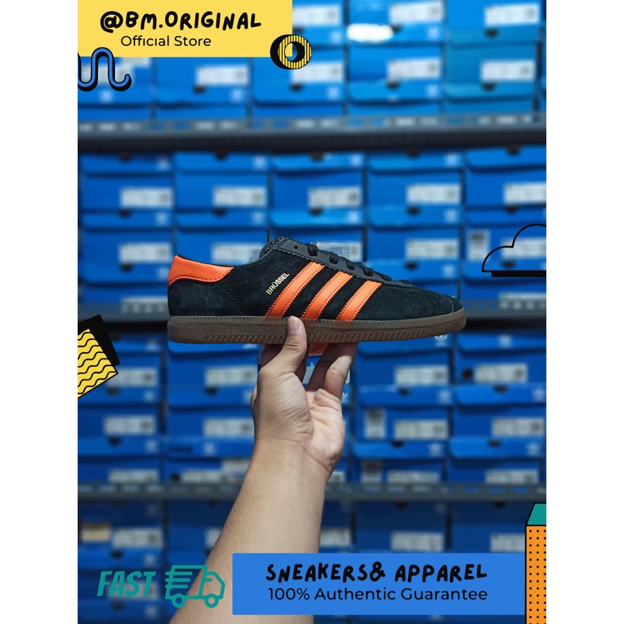 adidas Brussels Black Orange