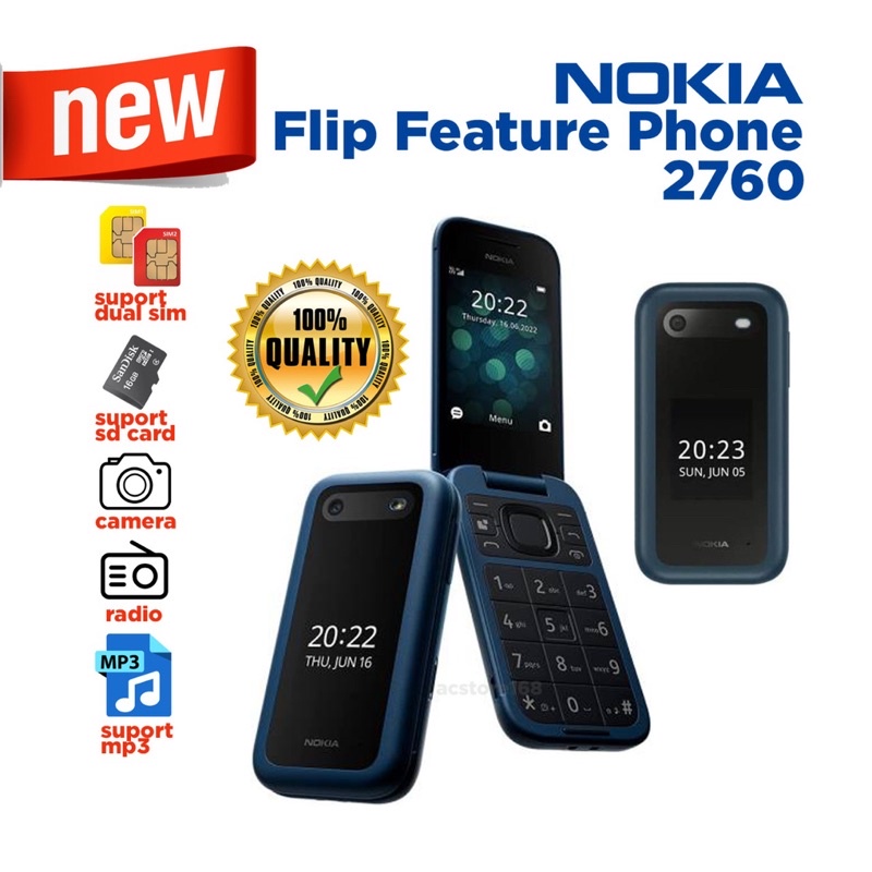 Jual NOKIA 2760 NEW 2022 2G/3G Shopee Indonesia