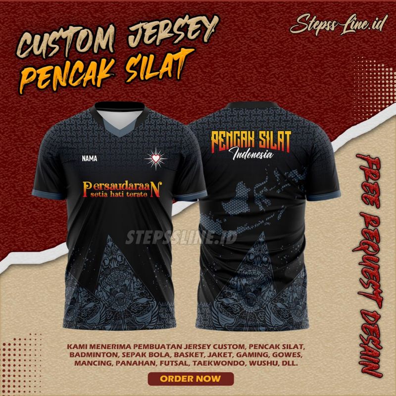 Jual Bisa Satuan Kaos Jersey Pencak Silat Psht Ikspi Pagar Nusa Dll Spesial Edition Shopee