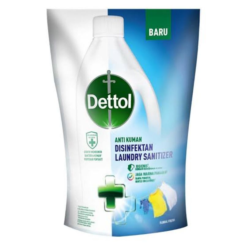 Jual Dettol Disinfektan Laundry Sanitizer Floral Fresh 450ml | Shopee ...