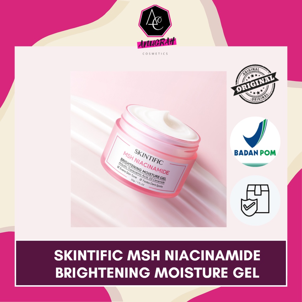 Jual Skintific Msh Niacinamide Brightening Moisture Gel 30gr Shopee Indonesia