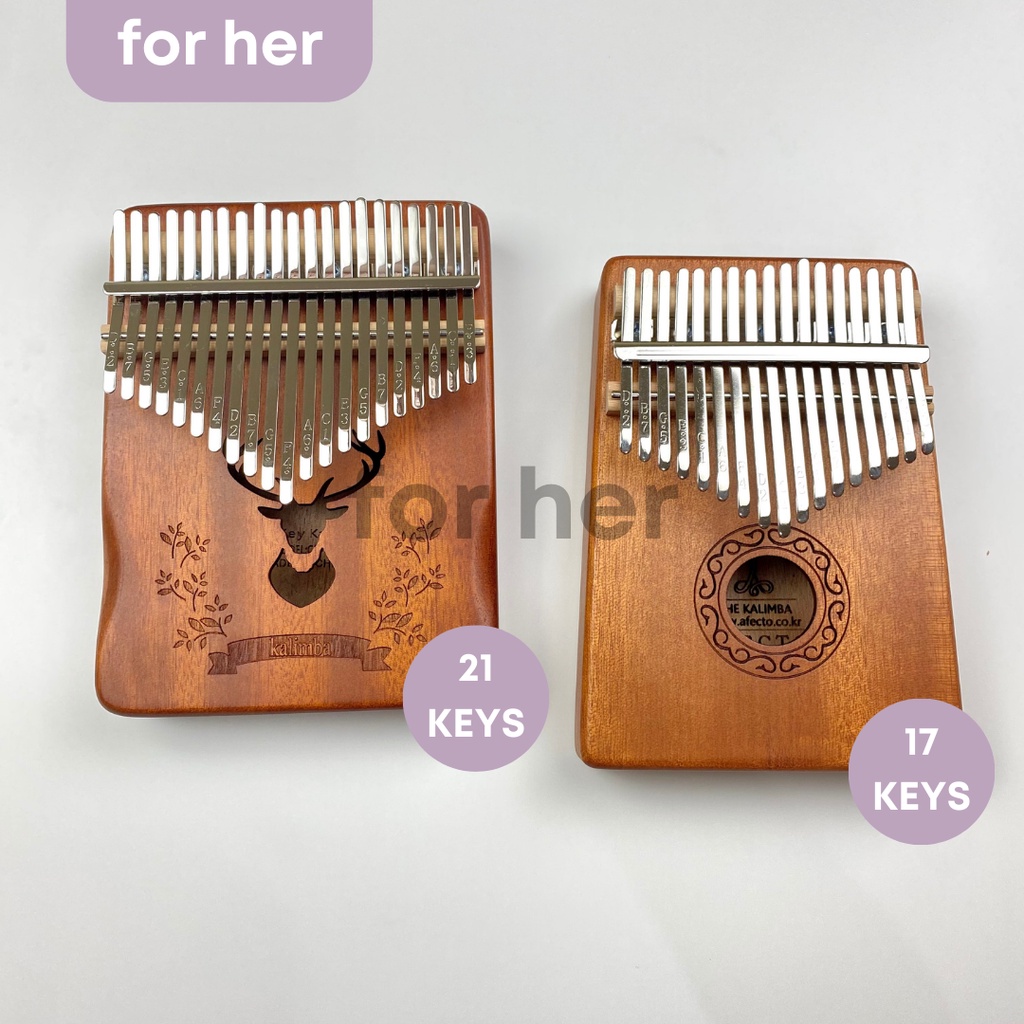 Jual Kalimba Dan Kunci Keys Bahan Wood Kayu Finger Piano Mini Alat Musik Deer Wood Musical