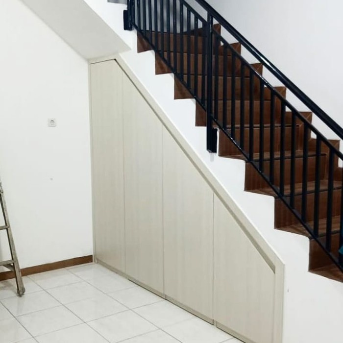 Jual Pengaman Kabinet Bawah Tangga - Rak Bawah Tangga - Cover Pintu
