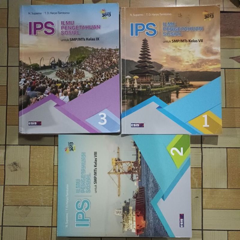 Jual Original Bekas Buku Ips Ilmu Pengetahuan Sosial Kelas 123 Vii Viii Ix Smp Kurikulum 2013 2175