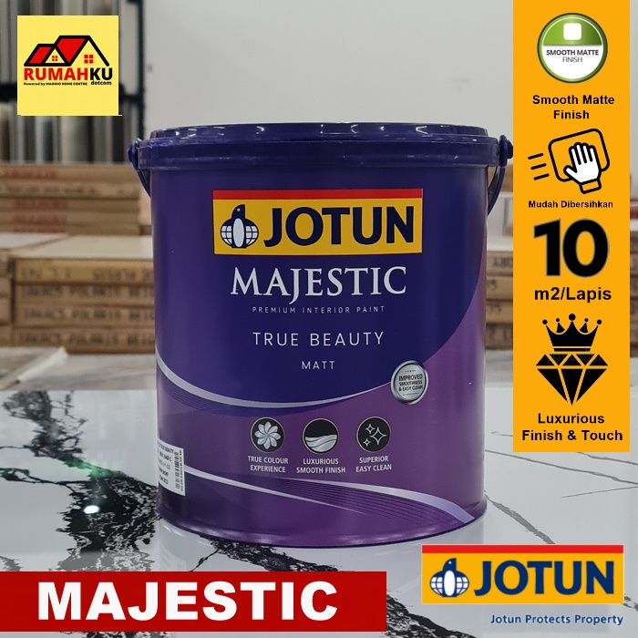 Jual Cat Tembok Jotun Cat Jotun Cat Dasar Cat Tembok Interior Majestic Matt Warna Bebas 4017