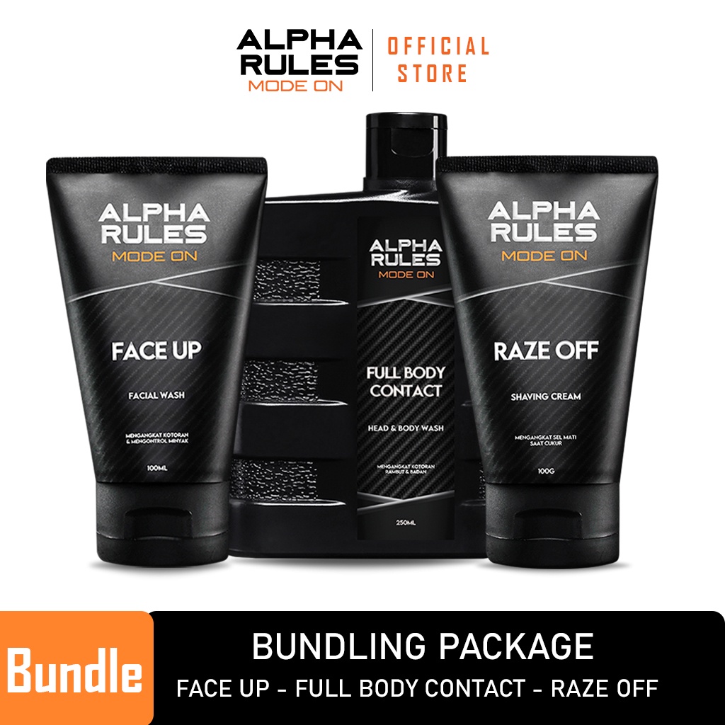 Jual ALPHA RULES BUNDLING PACKAGE - FULL BODY CONTACT - FACE UP - RAZE ...
