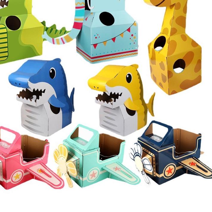 Jual Depan diy cardboard costume kostum karton animals kostum pesawat