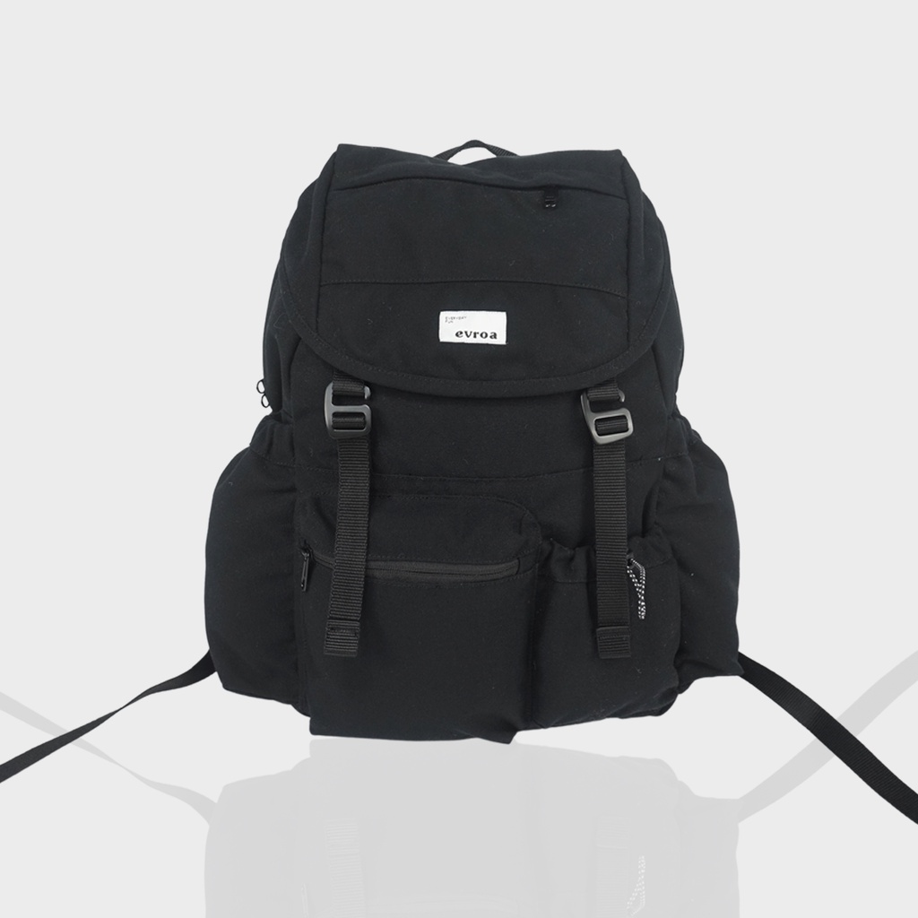 Jual Evroa - Backpack Bonnie - Black | Shopee Indonesia