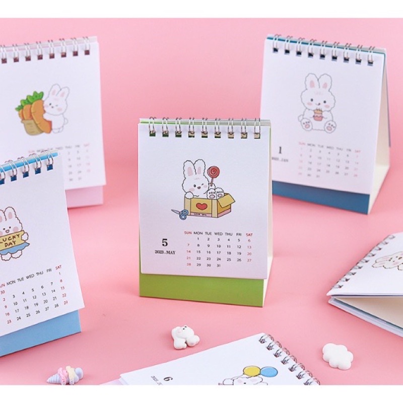 Jual Kalender Meja Mini Rabbit 2023 | Shopee Indonesia