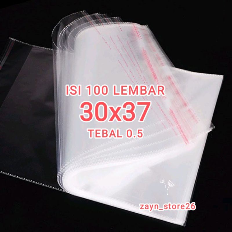 Jual Plastik Opp Baju Tebal 05 Plastik Opp Lem 30 X 37 Isi 100 Lembar Shopee Indonesia 0001