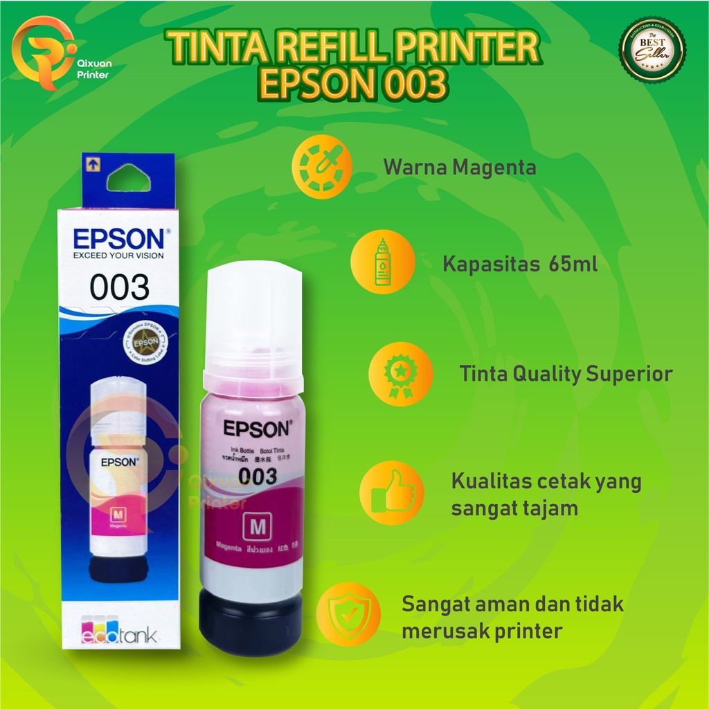 Jual Tinta Epson 003 Isi Ulang Printer L1110 L5190 L3150 L3110 L3101 Shopee Indonesia 4113
